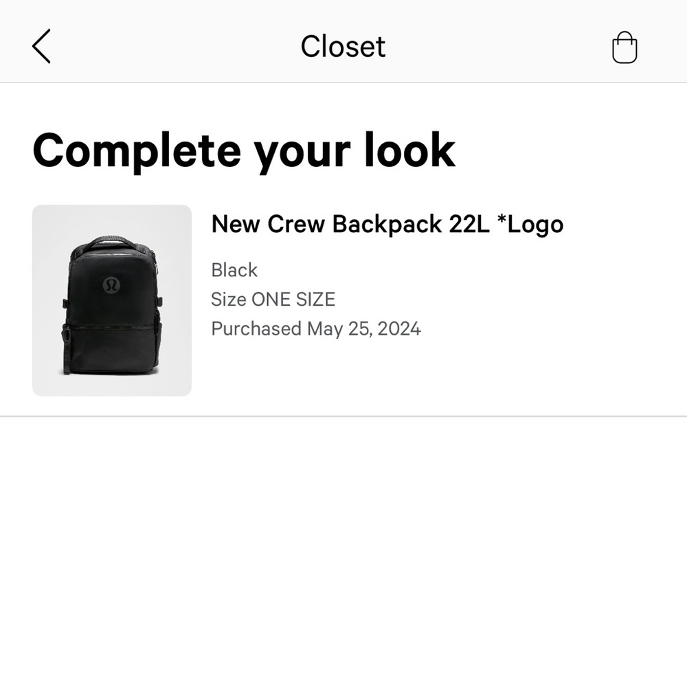 lululemon Backpack - Picture 4 of 6